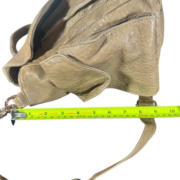 Great by Sandie Tan Leather Satchel Bag – Convertible Crossbody Parisian Chic - Picture 7 of 15